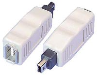 FireWire Adapter 6 Pin (Female) to 4 Pin (Male)