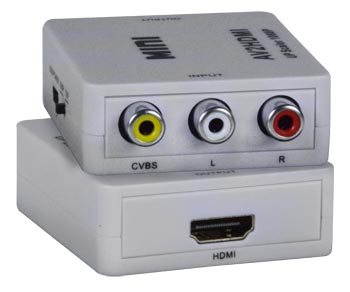 Low-Cost Composite Video + Audio to HDMI Converter