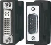VGA male to DVI female adapter