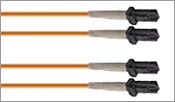 Duplex MTRJ to MTRJ 62/50-Micron Multimode