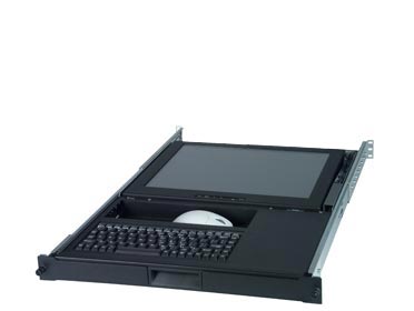 KVM Drawer with Mouse Pocket