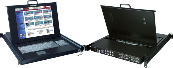 RACKMUX-15USBV-8 Rackmount KVM Drawer with USB Switch