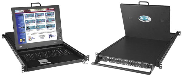 RACKMUX KVM Drawer with SUN PC KVM Matrix Switch