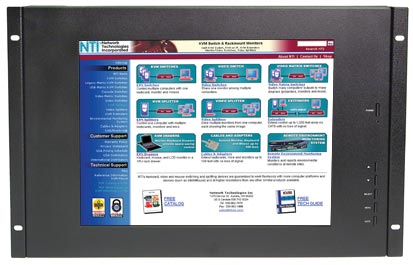 RACKMUX-VV17 rackmount TFT LCD Flat Screen Monitor