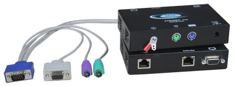 XTENDEX, Extend control up to 1000 feet away from computers or NTI KVM Switches