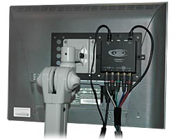 VESA Mounting Bracket - for mounting local or remote unit to back of flat panel monitor