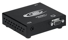 VGA monitor and stereo audio extender wallplate - remote unit