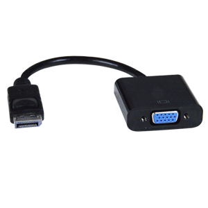 Convert your computer's digital DisplayPort signal to analog VGA