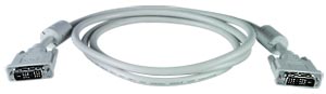 DVI-D Single Link Cable, Male to Male, 6.5 ft
