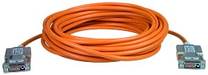 DVI-D male-male Fiber Optic extension cable, 49 feet