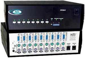 8 port PS/2 KVM Switch with RS232 Control