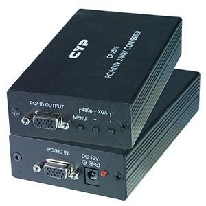PC to HDTV  Two-Way Converter  Video Scaler, Scan Converter, Format Transformer