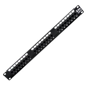 CAT6 patch panel 24 ports with LED indicators