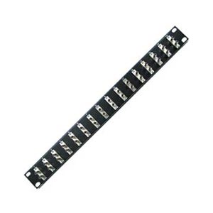 Duplex ST Fiber Optic Patch Panel 1RU 16 Port