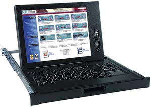 Rackmount PS2 KVM Drawer