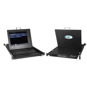 Terminal Drawer with Integrated 4 Port SSH Console Switch