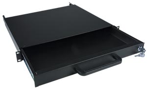 19 in. heavy duty storage drawer with security lock - 1RU