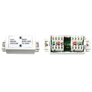CAT6 solid conductor Inline Coupler, Female to Female