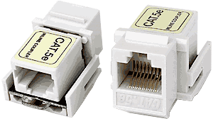RJ45 female-to-female keystone plugin