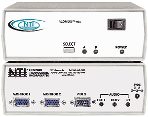 VGA switch, 2 monitors and 2 sets of stereo speakers to one computer