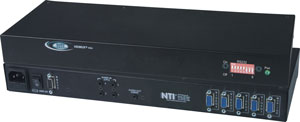 4 port VGA switch, stereo audio and RS232 control