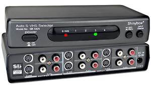 S-Video Audio Switch, S-Video DVD VCR TV monitor home theater switcher, 4 port