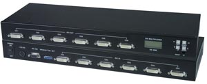 6 in / 6 out DVI video matrix switch