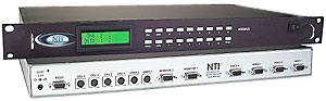 2 user by 4 computer PC & SUN KVM switch in 1RU