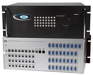 32 port universal KVM switch, OSD and RS232, rack mounted