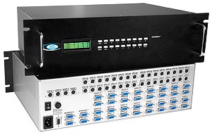 Matrix KVM Switch, 4 user 32 computer
