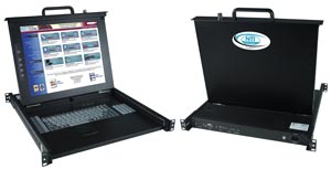 SUN KVM Drawer, 17 in. monitor, Spanish Keyboard, 1RU