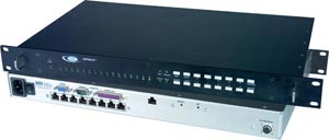 8 serial port console switch with terminal converter
