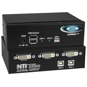 USB and DVI KVM switch, 2 port