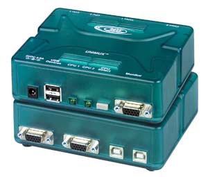2 port USB KVM switch