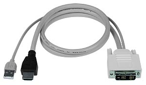 Compatible Cables For High Density USB DVI KVM Switch (UNIMUX-DVI-x) - 15 ft.