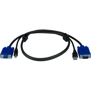 USB+VGA male-male, 6 feet