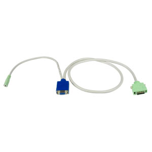 VGA High Density cable to Monitor &amp; Speakers from Extender Module, 6 feet