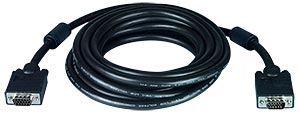 VGA high resolution monitor cable gold plated, male to female 15 feet