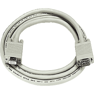 VGA high resolution monitor cable gold plated, male to female 100 feet
