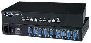 8 port VGA switch, with control buttons on front panel