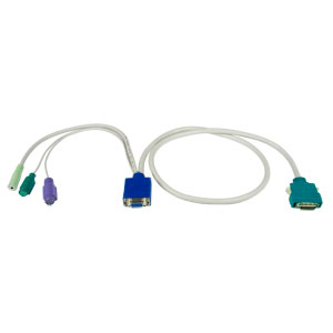 Connect PS/2 Devices + Audio to NTI High Density KVM Switch, 6 feet