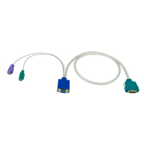 PS/2 High Density cable to KVM from Extender Module, 25 feet