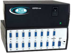 VGA splitter, 16 port, 1900x1200 resolution