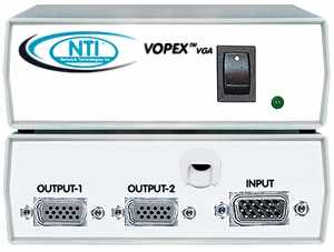 VGA splitter, 2 port, 1900x1200 resolution