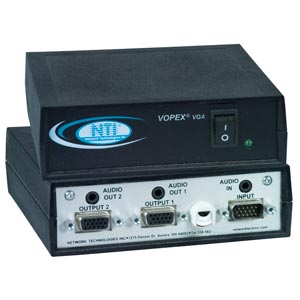 VGA Audio/Video Splitter, 2 port, 1900x1200 resolution