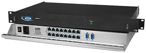 Rackmount VGA Splitter/Extender via CAT5, 8 port