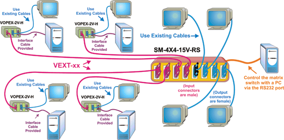 Local and Remote Video Presentation Display