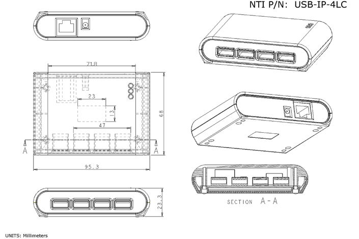 Low-Cost USB Over IP Extender – USB-IP-4LC