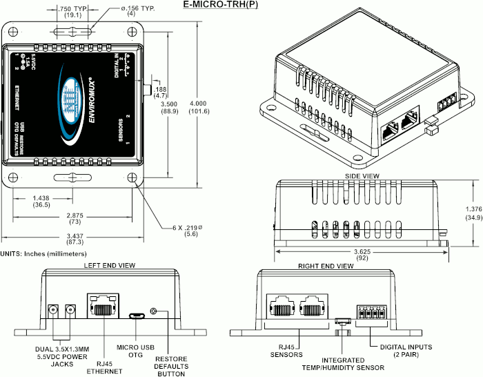 E-MICRO-TRH(P) - Micro Enterprise Environment Monitoring Systems