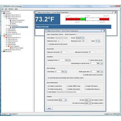 NTI Introduces Enterprise Server Environment Monitoring System Management Software for the ENVIROMUX-SEMS-16 NTI Introduces Enterprise Server Environment Monitoring System Management Software for the ENVIROMUX-SEMS-16